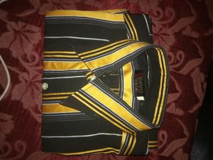 Men Shirt Black And Yellow In Colour