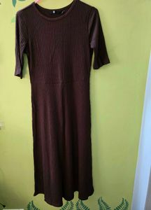 coffee brown bodycon