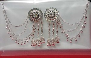 Dangling Silver-Tone Earrings