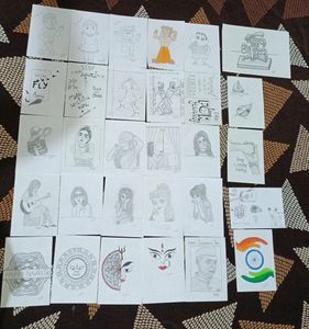 Hand-Drawn Art Collection