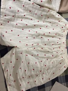 Cute Heart Print Pajama Set