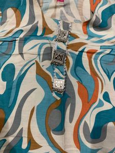 Boho Abstract Print Kurta