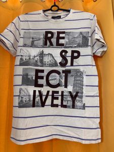 Men's Striped Graphic T-Shirt