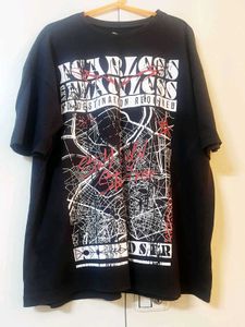 Graphic Print Black T-Shirt