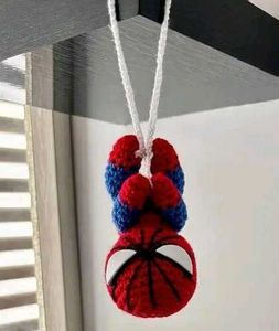 Handmade Crocheted Spiderman Charm
