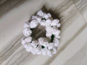 Handmade White Flower Bracelet