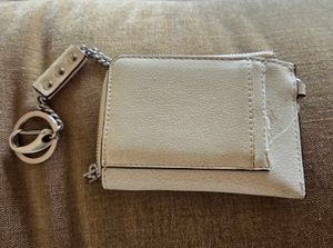MANGO textured card holder with Chain