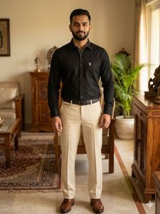 Men's Black Formal Shirt