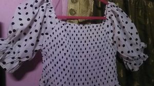 Polka Dot Smocked Maxi Dress