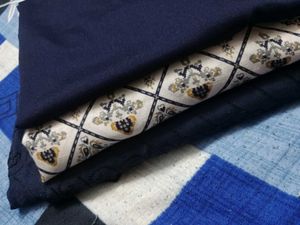 Nevy blue cotton pahadi kurta set