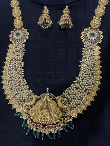 Exquisite Indian Traditional Long Necklace Set