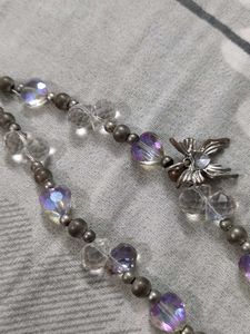 Beaded Keychain with Charm