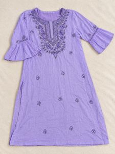 💜Lavender Embroidered suit Set 💜