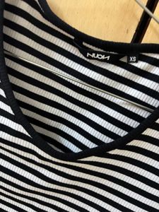 Striped Cropped Top