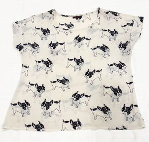 Dog Print Top