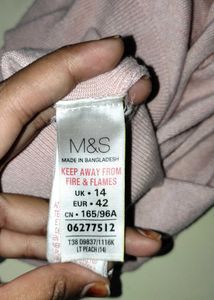 M&amp;S Collection Pink V-Neck Knit Sweater