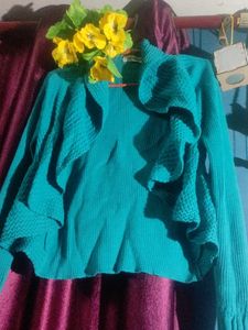 Sea Green Top
