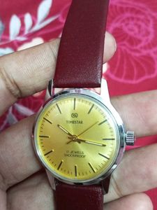 Timestar Vintage Hand Winding Watch