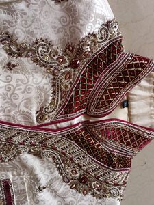 Heavy handwork ivory sherwani, for wedding functions..