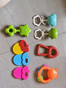 Baby Rattle and Teether Toy Set