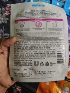 lakme skin solution sheet mask pack of 13