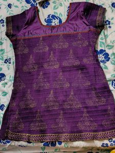 Beautiful Purple Ethnic Top