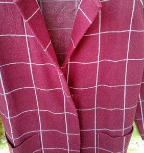 Pure Cashmere &amp; Wool Long Coat Imported Jacket