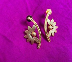 Elegant Floral Drop Earrings