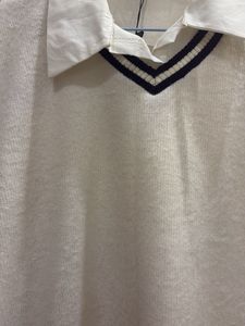korean Collared Knit long  Sweater over