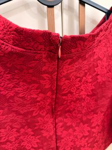 Forever 21 Red Mini Skirt