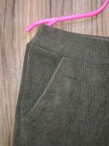Brown Corduroy Wide Leg Pants🌼