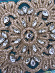 Elegant Embellished Velvet Clutch