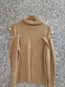 Elegant Turtleneck Knit Sweater