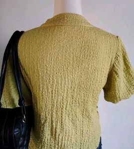 Chinese cheongsam style short sleeve blouse