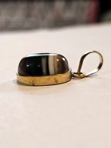 Natural Sulemani Aqeeq Ring + Pendant Set
