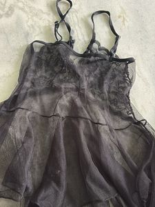Black Lace Babydoll Lingerie