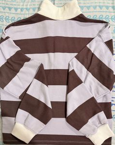 Striped Rugby Polo Shirt