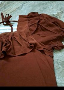 Stylish Ruffled Sleeve Top