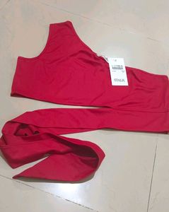 Red Beach Wear Top