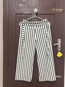 Striped Wide Leg Palazzo Pants
