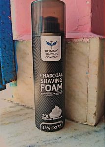 Bombay Shaving Company Charcoal Shaving Foam With Moroccan Argan Oil || 2x Creamier Formula || Only 1 Time Use ||