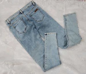 Acid Wash Skinny Jeans