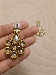 kundan style earing