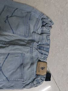 Boys Blue Denim Jeans with t-shirt