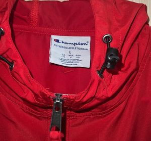 Champion Red &amp; Black Pullover Jacket