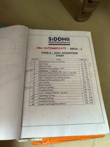 CMA Intermediate Study Material