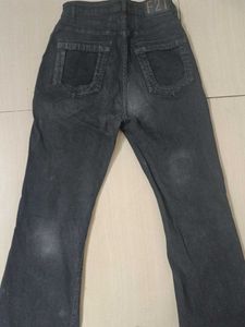 black boot cut jeans
