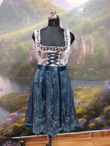 Floral Germanic Drindl dress