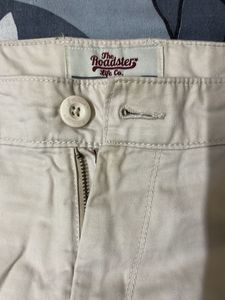 The Roadster Beige Casual Pants