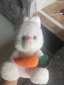 Cute Pink Bunny Stuffed Toy